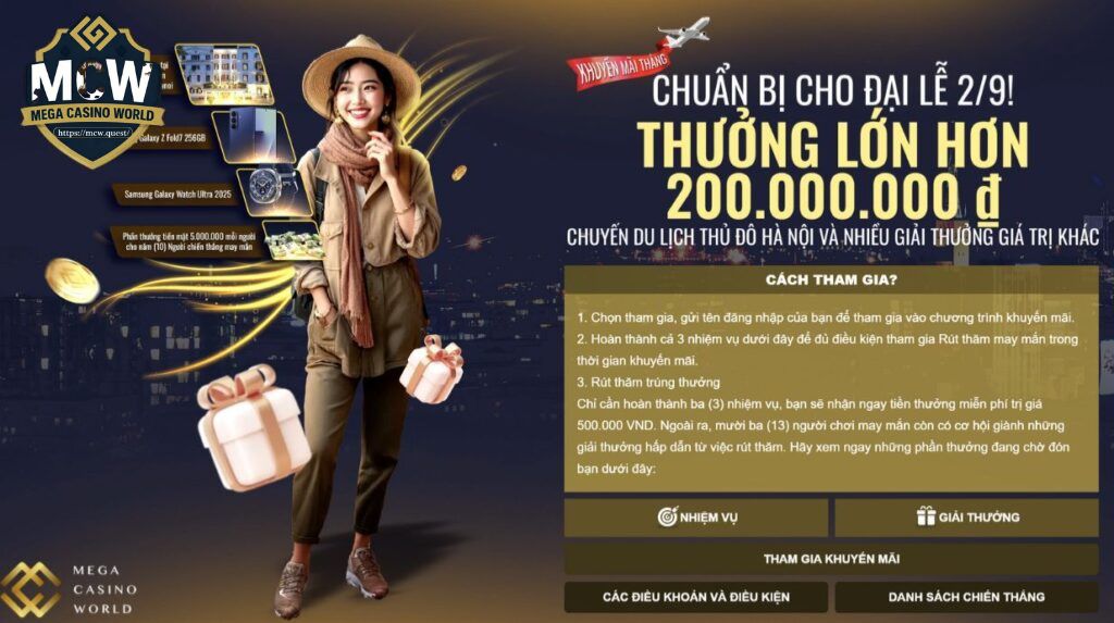 Tổng Quan Khuyến Mãi Chào Mừng Lễ 2/9 Tại MCW 2026